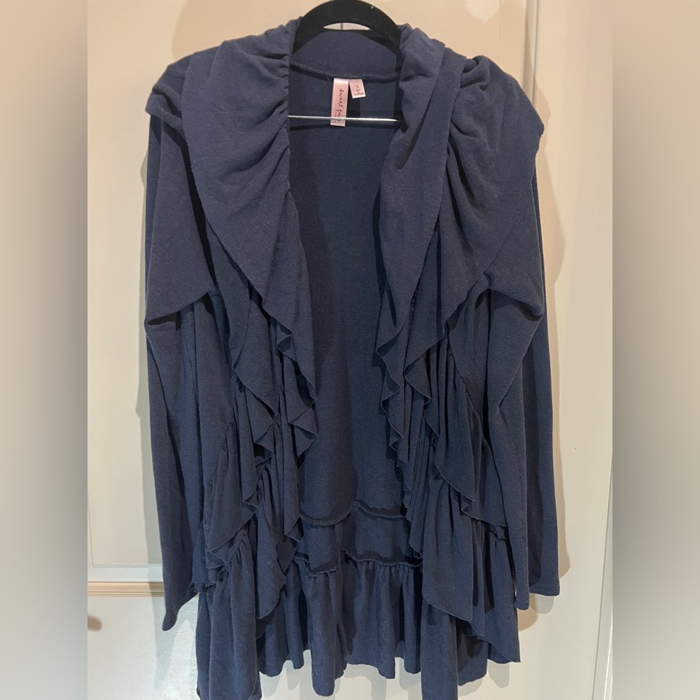 Sweat Pea Ruffle Sweater